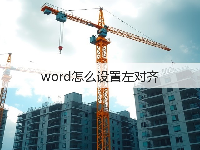 word怎么设置左对齐(图1) word怎么设置左对齐(图1)