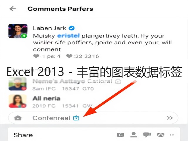 Excel 2013 - 丰富的图表数据标签(图1) Excel 2013 - 丰富的图表数据标签(图1)