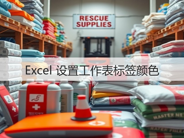 Excel 设置工作表标签颜色(图1) Excel 设置工作表标签颜色(图1)