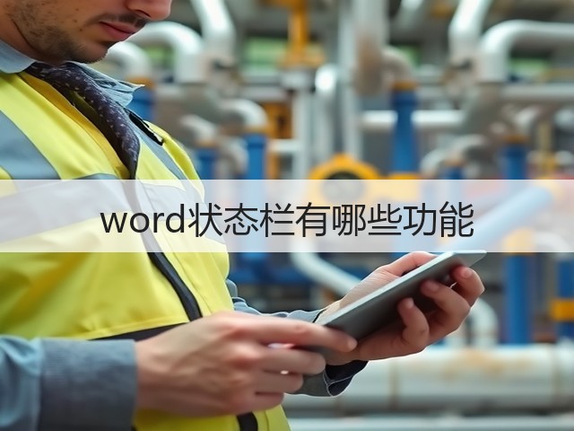 word状态栏有哪些功能(图3)