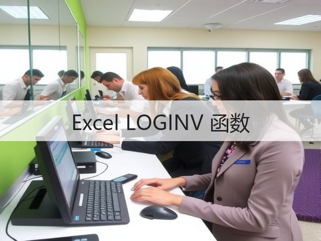 Excel LOGINV 函数(图3) Excel LOGINV 函数(图3)