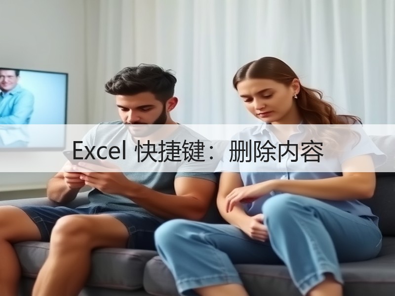 Excel 快捷键：删除内容 - 诺云壹观办公网