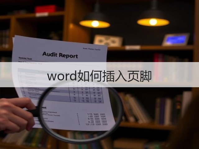 word如何插入页脚(图1) word如何插入页脚(图1)
