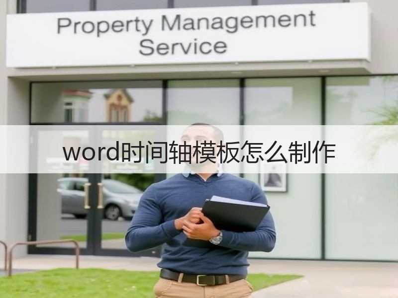 word时间轴模板怎么制作 - 诺云壹观办公网