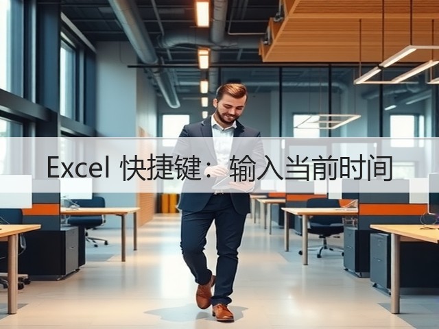 Excel 快捷键:输入当前时间(图3) Excel 快捷键:输入当前时间(图3)