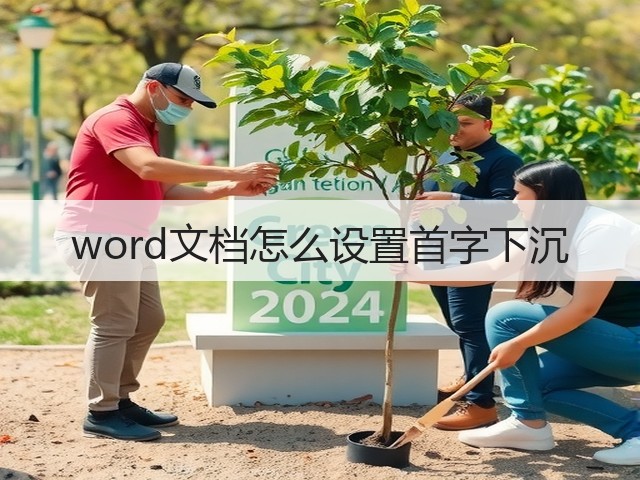 word文档怎么设置首字下沉(图3) word文档怎么设置首字下沉(图3)