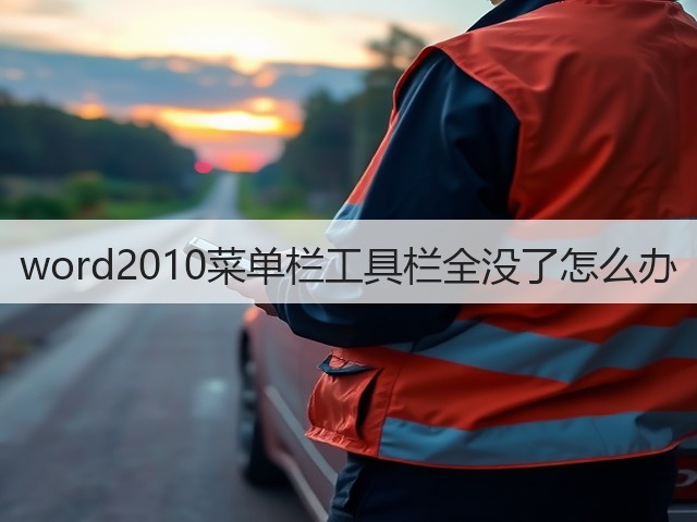 word2010菜单栏工具栏全没了怎么办(图1) word2010菜单栏工具栏全没了怎么办(图1)