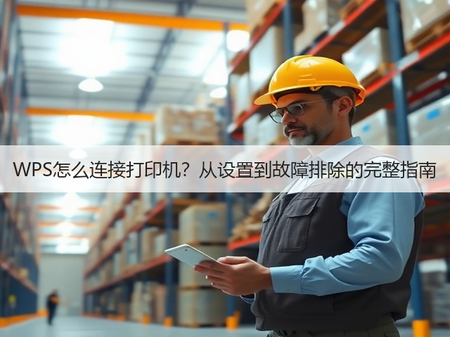 WPS怎么连接打印机?从设置到故障排除的完整指南(图3) WPS怎么连接打印机?从设置到故障排除的完整指南(图3)