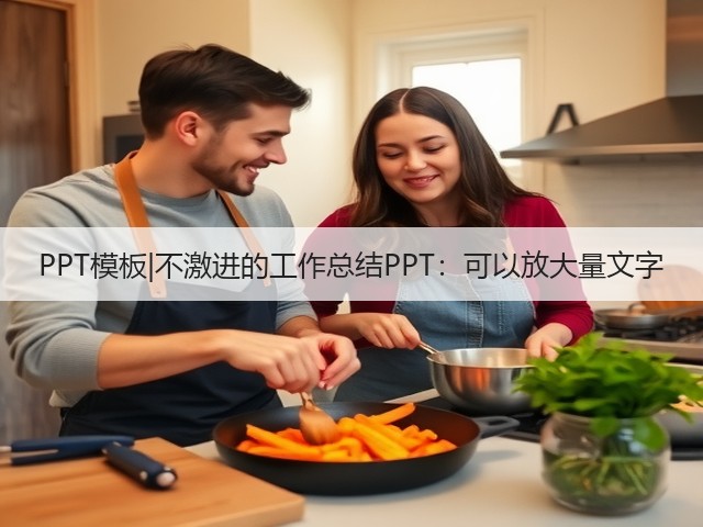 PPT模板|不激进的工作总结PPT:可以放大量文字(图3) PPT模板|不激进的工作总结PPT:可以放大量文字(图3)