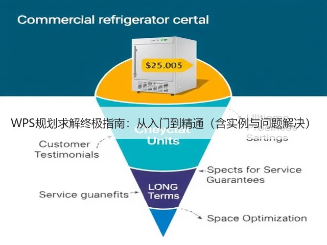 WPS规划求解终极指南：从入门到精通（含实例与问题解决）(图1)