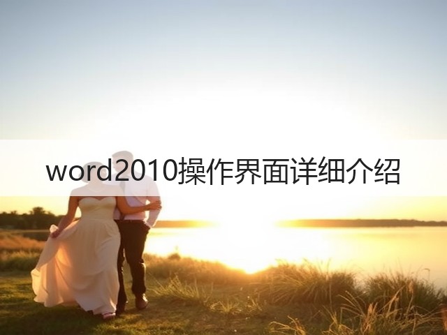 word2010操作界面详细介绍(图3) word2010操作界面详细介绍(图3)