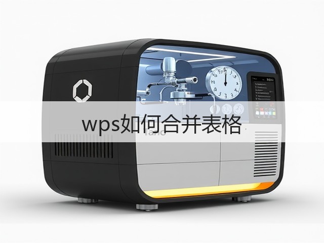 wps如何合并表格(图2) wps如何合并表格(图2)