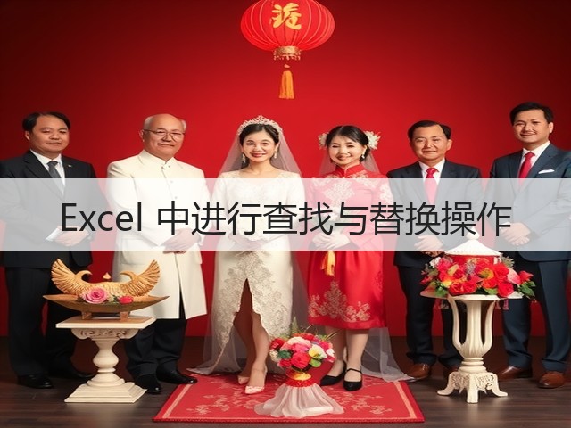 Excel 中进行查找与替换操作(图2) Excel 中进行查找与替换操作(图2)