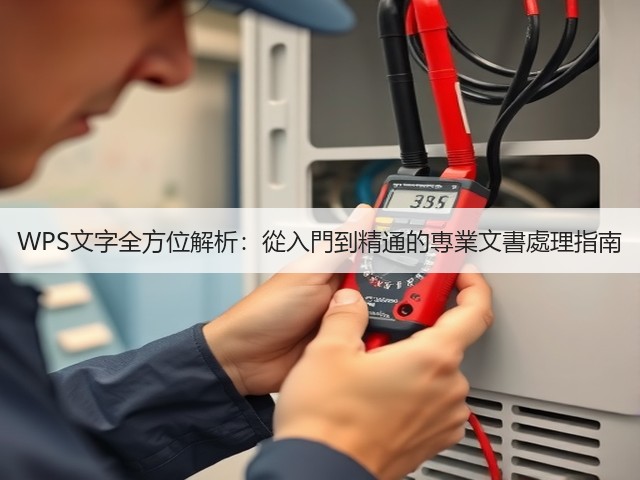 WPS文字全方位解析：從入門到精通的專業文書處理指南(图1)