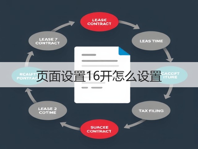 页面设置16开怎么设置(图3) 页面设置16开怎么设置(图3)