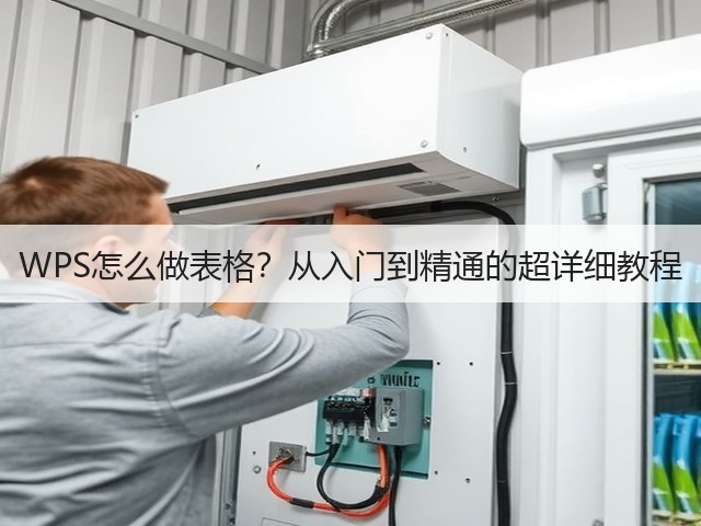 WPS怎么做表格?从入门到精通的超详细教程(图1) WPS怎么做表格?从入门到精通的超详细教程(图1)