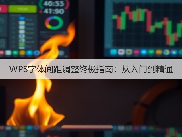 WPS字体间距调整终极指南:从入门到精通(图2) WPS字体间距调整终极指南:从入门到精通(图2)