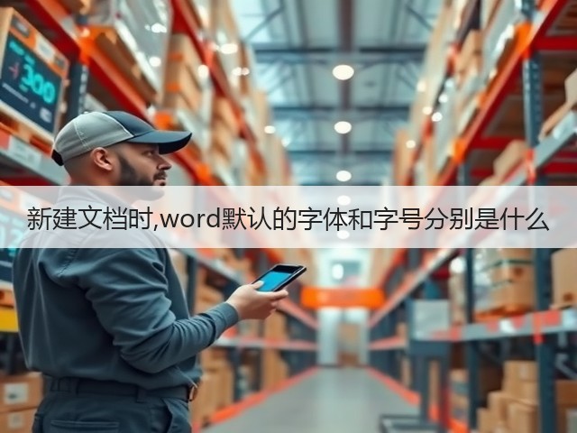 新建文档时,word默认的字体和字号分别是什么(图3)