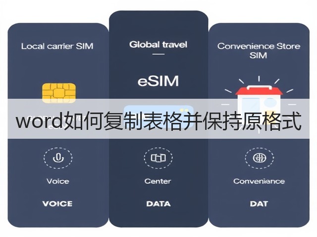 word如何复制表格并保持原格式(图3)