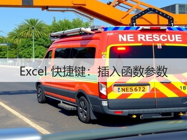 Excel 快捷键：插入函数参数(图1)