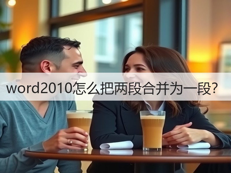 word2010怎么把两段合并为一段？ - 诺云壹观办公网