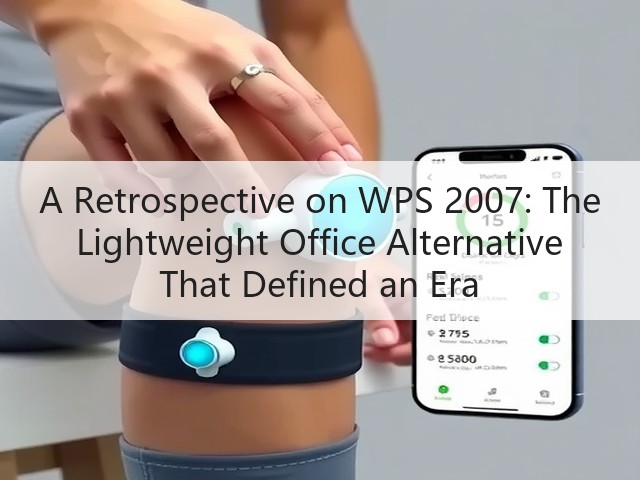 A Retrospective on WPS 2007: The Lightweight Office Alternative That Defined an Era(图3) A Retrospective on WPS 2007: The Lightweight Office Alternative That Defined an Era(图3)