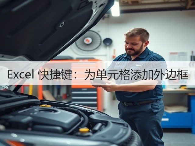 Excel 快捷键：为单元格添加外边框(图3)