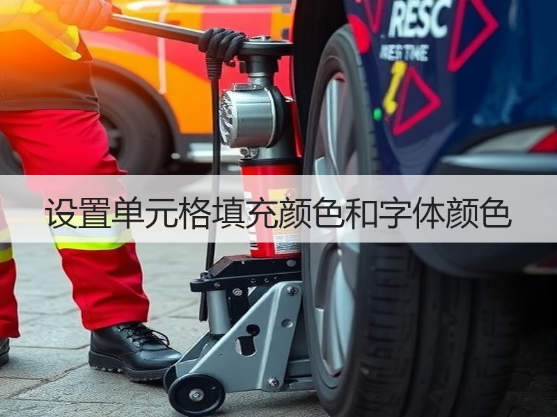 设置单元格填充颜色和字体颜色 - 诺云壹观办公网