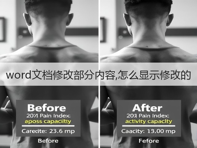 word文档修改部分内容,怎么显示修改的(图2) word文档修改部分内容,怎么显示修改的(图2)