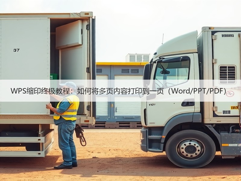 WPS缩印终极教程：如何将多页内容打印到一页（Word/PP - 诺云壹观办公网
