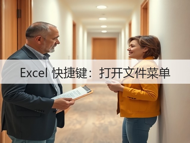 Excel 快捷键:打开文件菜单(图2) Excel 快捷键:打开文件菜单(图2)