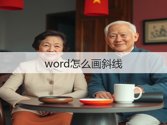 word怎么画斜线(图2) word怎么画斜线(图2)