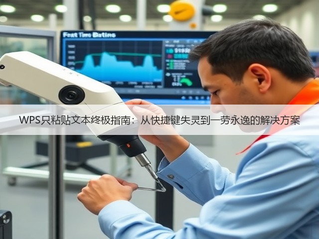 WPS只粘贴文本终极指南：从快捷键失灵到一劳永逸的解决方案(图1)