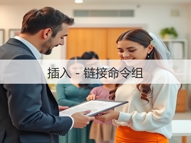 插入 - 链接命令组(图1)