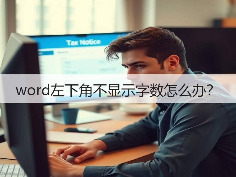 word左下角不显示字数怎么办？ - 诺云壹观办公网