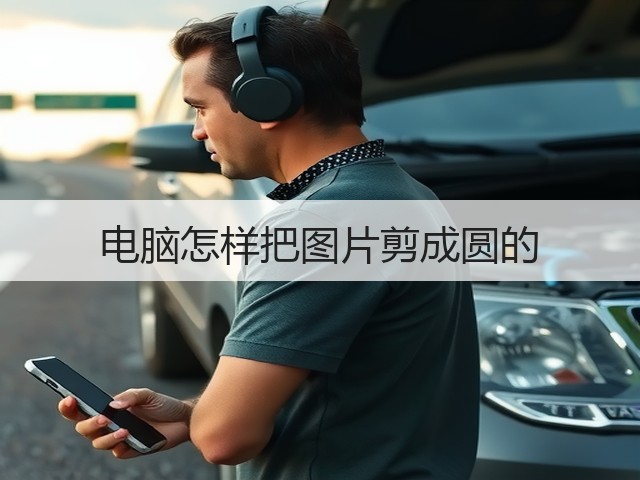 电脑怎样把图片剪成圆的(图1) 电脑怎样把图片剪成圆的(图1)
