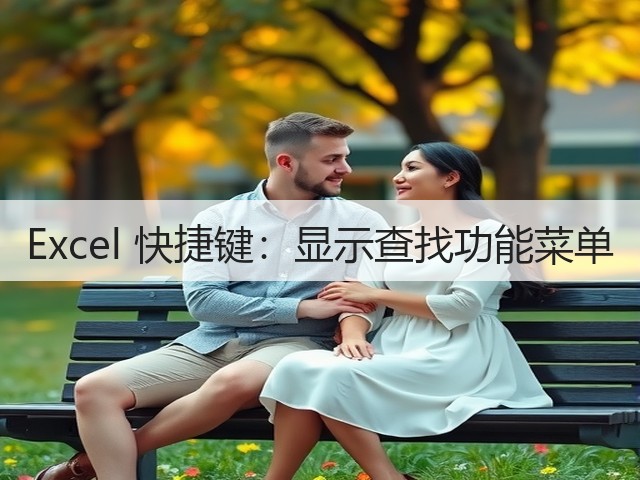 Excel 快捷键：显示查找功能菜单(图3)