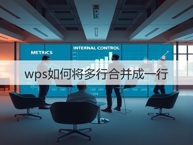 wps如何将多行合并成一行(图1)