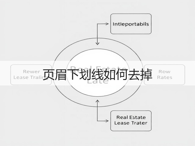 页眉下划线如何去掉(图1) 页眉下划线如何去掉(图1)