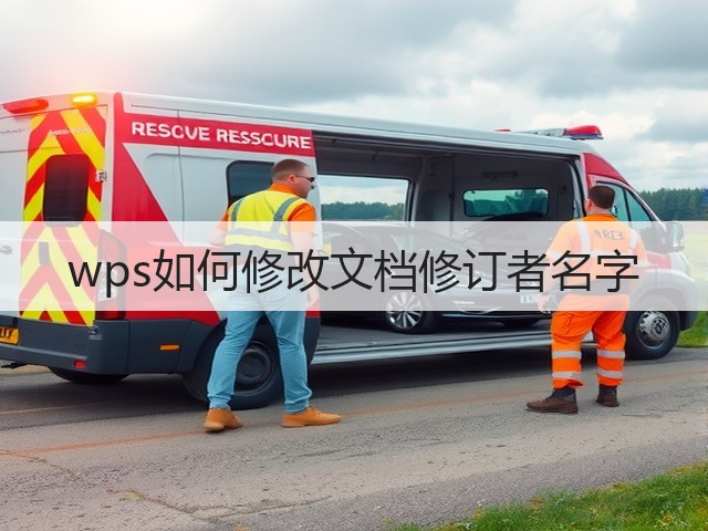 wps如何修改文档修订者名字(图1)