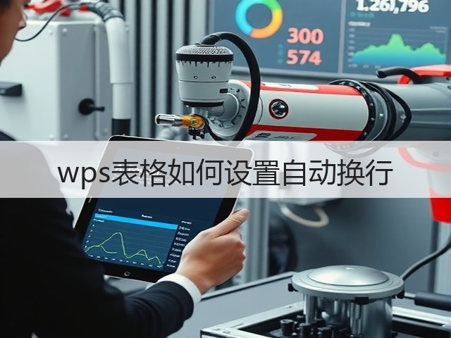 wps表格如何设置自动换行(图1)