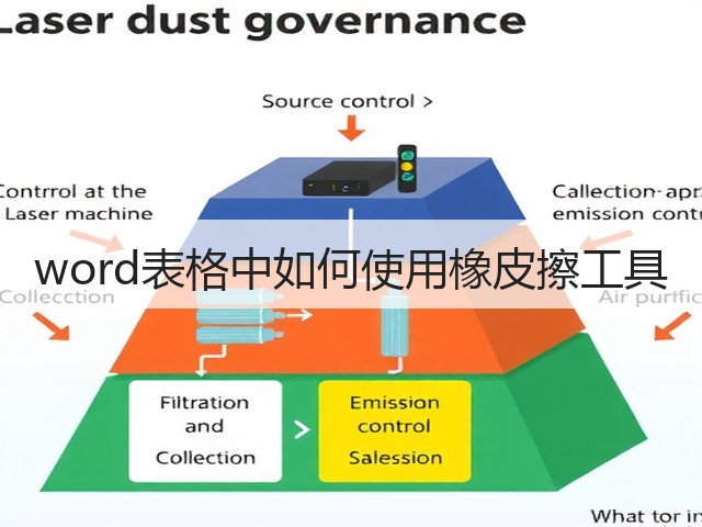 word表格中如何使用橡皮擦工具(图3) word表格中如何使用橡皮擦工具(图3)