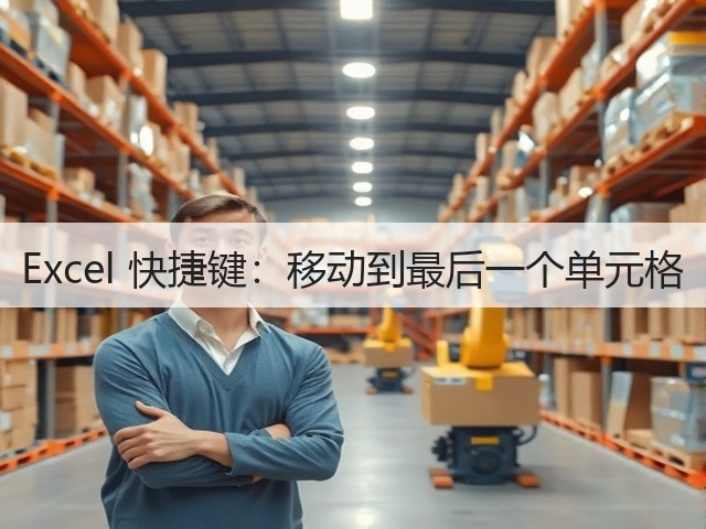 Excel 快捷键:移动到最后一个单元格(图2) Excel 快捷键:移动到最后一个单元格(图2)