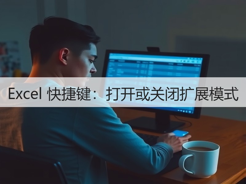 Excel 快捷键：打开或关闭扩展模式 - 诺云壹观办公网
