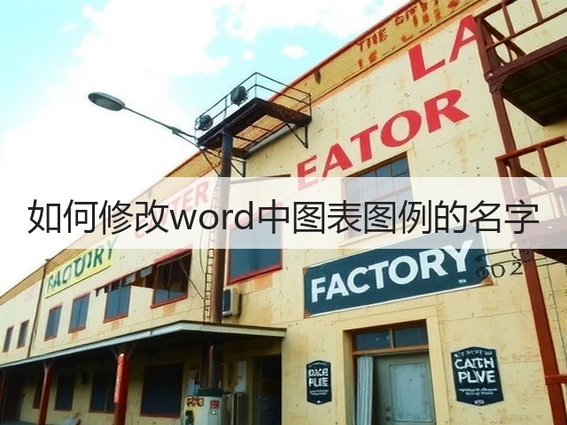 如何修改word中图表图例的名字(图3)