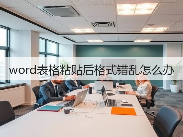 word表格粘贴后格式错乱怎么办(图2) word表格粘贴后格式错乱怎么办(图2)