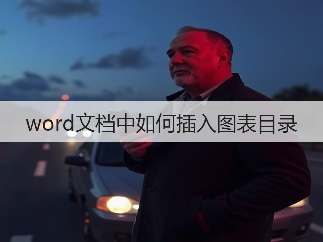 word文档中如何插入图表目录(图1)