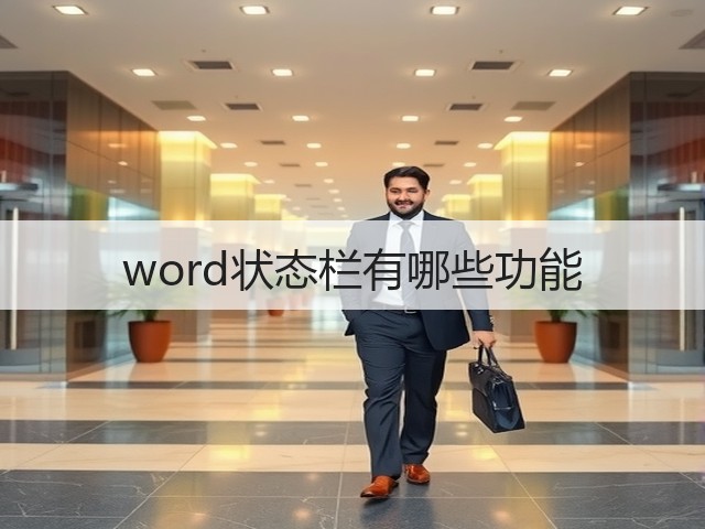 word状态栏有哪些功能(图3)
