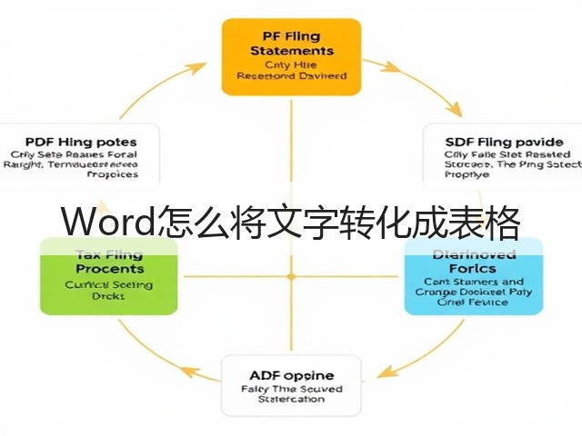 Word怎么将文字转化成表格(图3) Word怎么将文字转化成表格(图3)