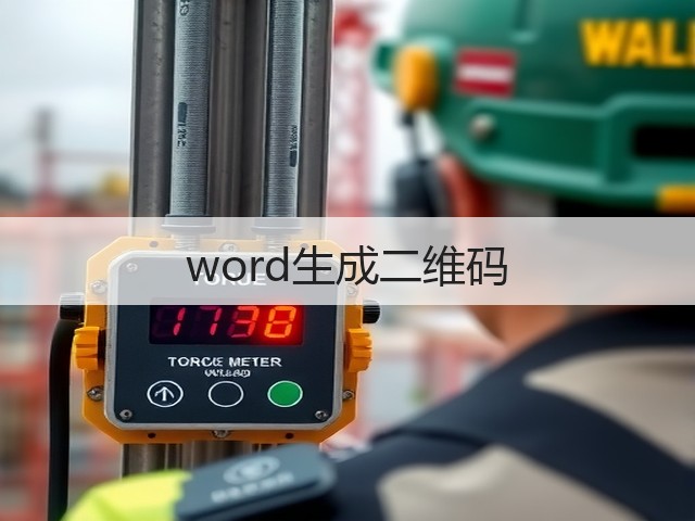 word生成二维码(图2) word生成二维码(图2)